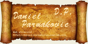 Daniel Parmaković vizit kartica
